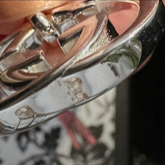 NWT Gucci interlocking GG sterling silver necklace with pouch, box and cards - Picture 7 of 8